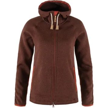 FJÄLLRÄVEN Övik Fleece Hoodie W Autumn Leaf