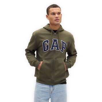 GAP 674144-21 Mikina s logem Zelená