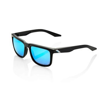 100% BLAKE, Matte Black - HiPER Blue Multilayer Mirror Lens