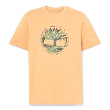 TIMBERLAND Tree Logo Lake House Graphic Tee Light Wheat Boot