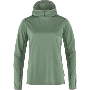 FJÄLLRÄVEN Abisko Sun-hoodie W Patina Green