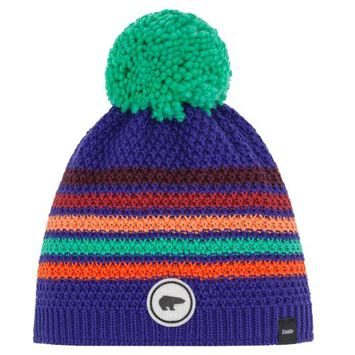 EISBÄR Stan Pompon MÜ kids ultra violet-d.orange-min.gree