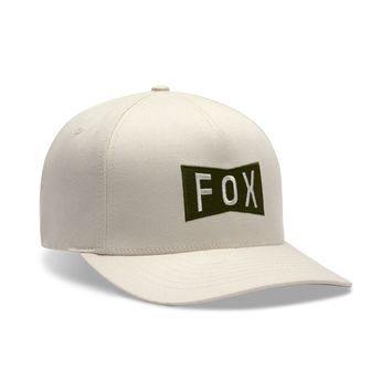 FOX Typeface Flexfit Hat Off White
