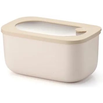 GUZZINI Hluboká obdelníková krabička na potraviny ECO STORE&MORE, bílá