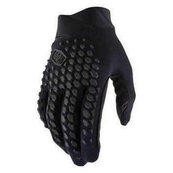 100% GEOMATIC Gloves, Black/Charcoal