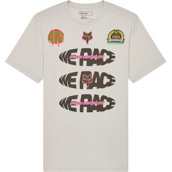 FOX Pro Circuit Ss Tee Light Grey