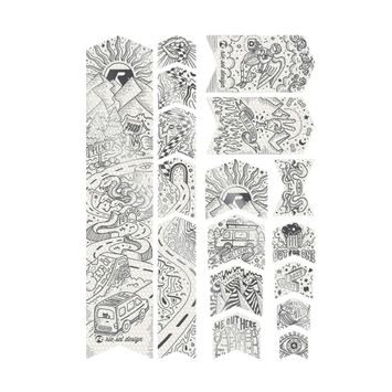 RIESEL TAPE 3000 fólie na rám, vanlife silver