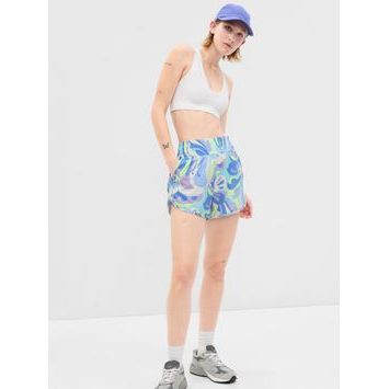 GAP 585667-02 Kraťasy GapFit high rise Modrá