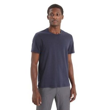 ICEBREAKER M Central Classic SS Tee MIDNIGHT NAVY