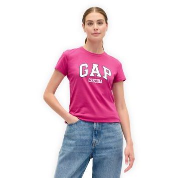 GAP 799100-00 Tričko s logem Czechia Růžová