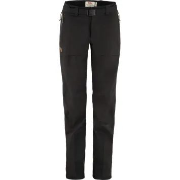 FJÄLLRÄVEN Keb Eco-Shell Trousers W, Black