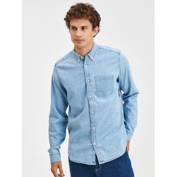 GAP 736872-00 Džínová košile Modrá