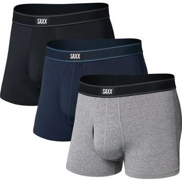 SAXX DAYTRIPPER CS TRNK FL 3PK, black/grey/navy