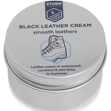 STORM Leather Cream Black (Rub On) 100ml (PL, ENG, FR, DE, NL)