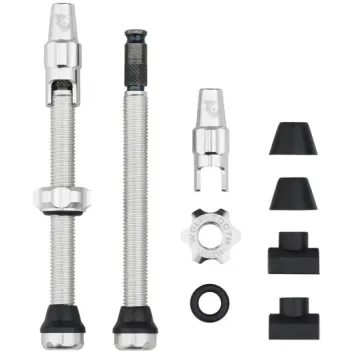 WOLF TOOTH Tubeless Valve Stem Kit Clik Valve 60mm raw silver