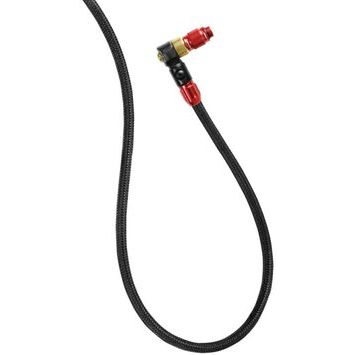LEZYNE ABS1 PRO BRAIDED FLOOR PUMP HOSE RED/HI GLOSS