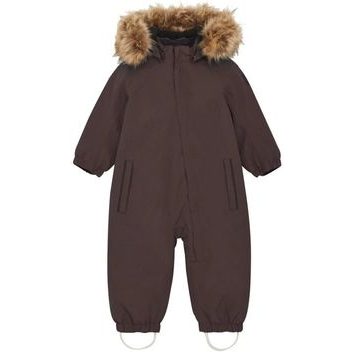 COLOR KIDS Coverall W. Fake Fur-Raisin
