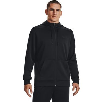UNDER ARMOUR UA Armour Fleece FZ Hoodie, Black