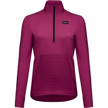 GORE TrailKPR Hybrid 1/2-Zip Womens process purple