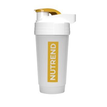 NUTREND láhev-šejkr NUTREND 0,7 l, čirý-zlaté logo