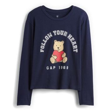 GAP 844702-02 Dětské tričko Tmavě modrá