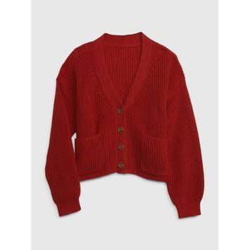 GAP 743343-01 Dětský kardigan na zapínání Červená