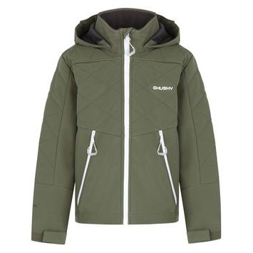 HUSKY Dětská softshell bunda Salex K khaki