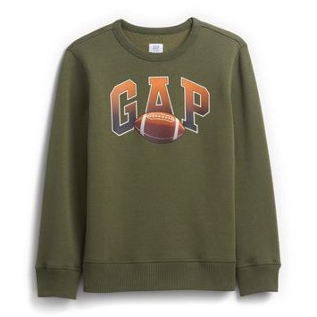 GAP 795118-02 Dětská mikina s logem Zelená