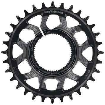 E*THIRTEEN Helix Race e*spec | Chainring | 32T | Kenevo/Levo SL 1.1 | -4mm offset | Shimano/SRAM 11/12s Chain Compatible | Black