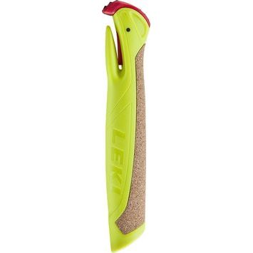 LEKI Nordic Shark 2.0 1-K grip 16mm, brown-neonyellow