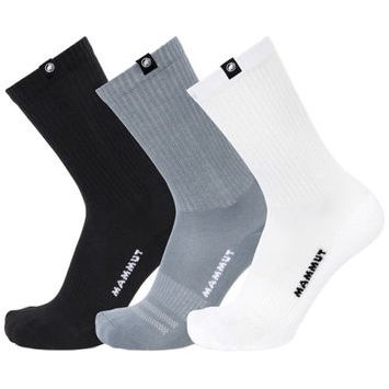 MAMMUT Everyday Crew Socks 3 Pack black-strata-white
