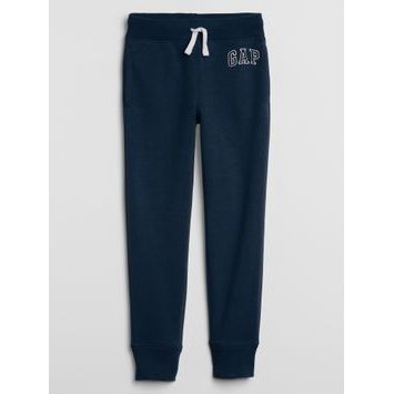 GAP 550068-01 Dětské tepláky fleece logo joggers Tmavě modrá