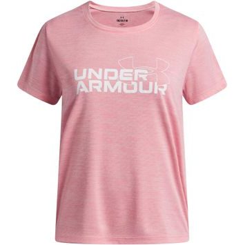 UNDER ARMOUR TECH TWIST WDMK LOGO SS-PNK