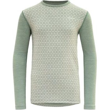 DEVOLD Litleegga Merino Shirt Jr, Raw White