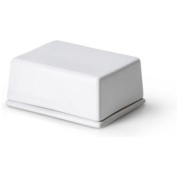 CONTINENTA Butter container 250 g white