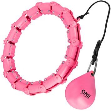 ONE FITNESS OHA02 se závažím růžová