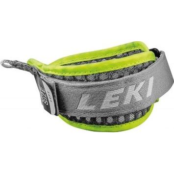 LEKI Trigger Vertical 2.0 Mesh Strap, grau-neongelb