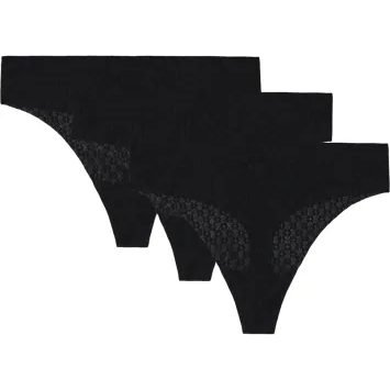 UNDER ARMOUR UA Pure Stretch Mesh THONG - 3pk black