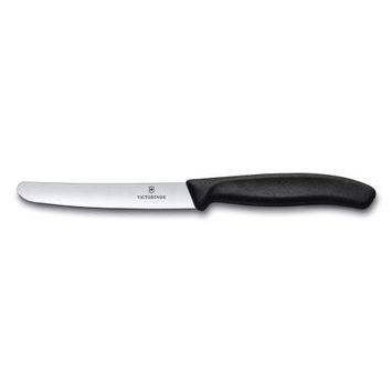 VICTORINOX Swiss Classic, table knife, 11cm, straight, black