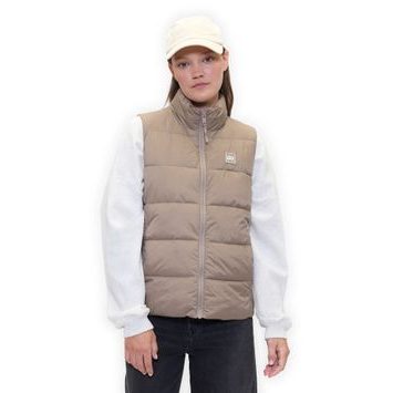 GAP 791282-07 Prošívaná nepromokavá vesta ColdControl Hnědá