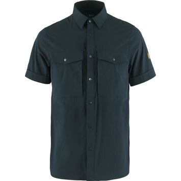 FJÄLLRÄVEN Abisko Trekking Shirt SS M Dark Navy