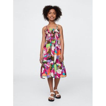 GAP 780507-01 Dětské šaty s volány Vícebarevná