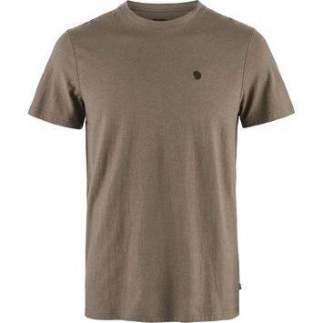 FJÄLLRÄVEN Hemp Blend T-shirt M Suede Brown