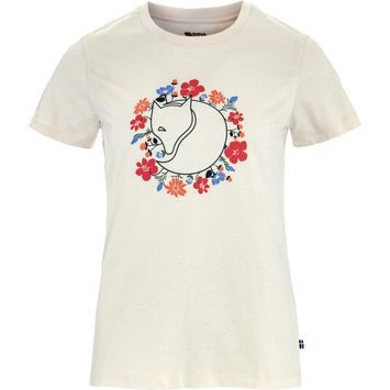 FJÄLLRÄVEN Fjällblomster Fox T-shirt W Chalk White