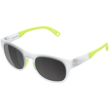 POC Evolve, Uranium Black Trans/Fluo Limegreen/Clarity POCito/Sunny Grey