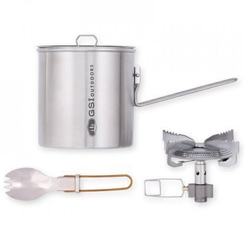 GSI OUTDOORS Glacier Stainless Explorer Set
