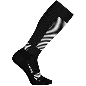 MAMMUT Mountaineering Compression Knee Socks black-white