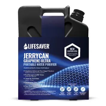LIFESAVER Jerrycan Graphene Ultra 18,5 L Black