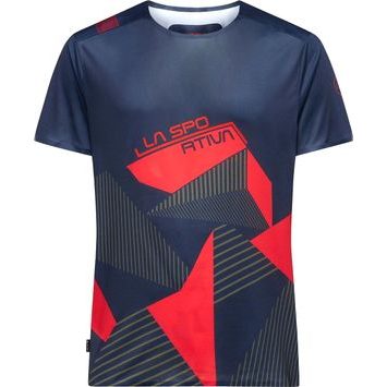 LA SPORTIVA Comp T-Shirt M Night Sky/Mountain Red
