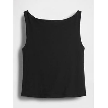 GAP Strečový crop top Černá